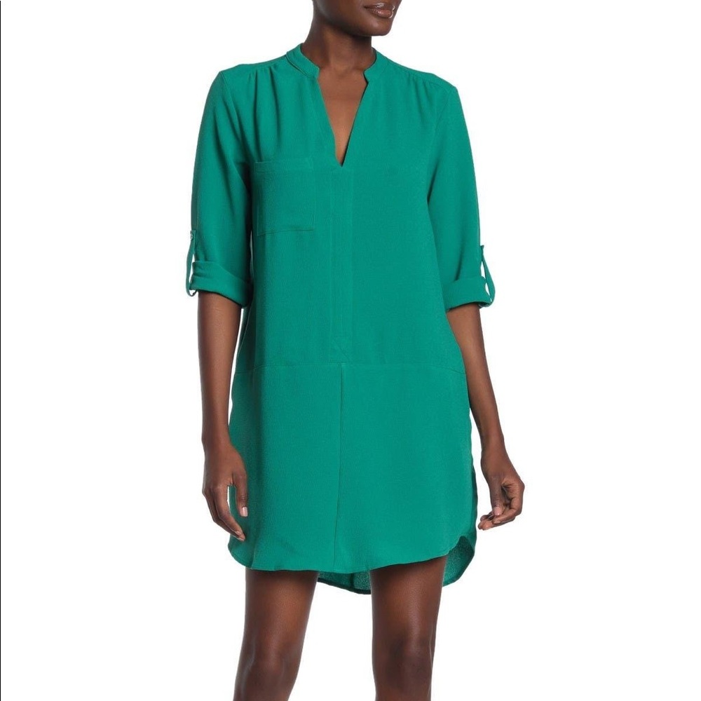 Lush Novak 3/4 Sleeve Shift Dress